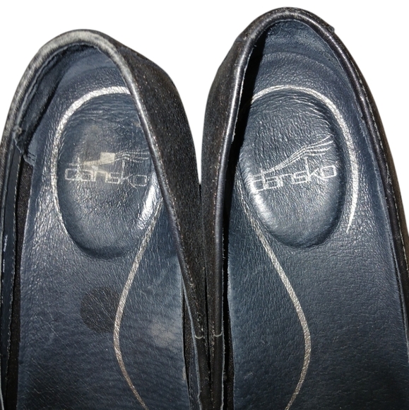 Dansko Olivia Leopard Print Metallic Loafer Flat Women's size 9 - Picture 5 of 10